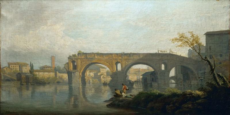 Claude-Joseph Vernet -- The Ponte Rotto in Rome