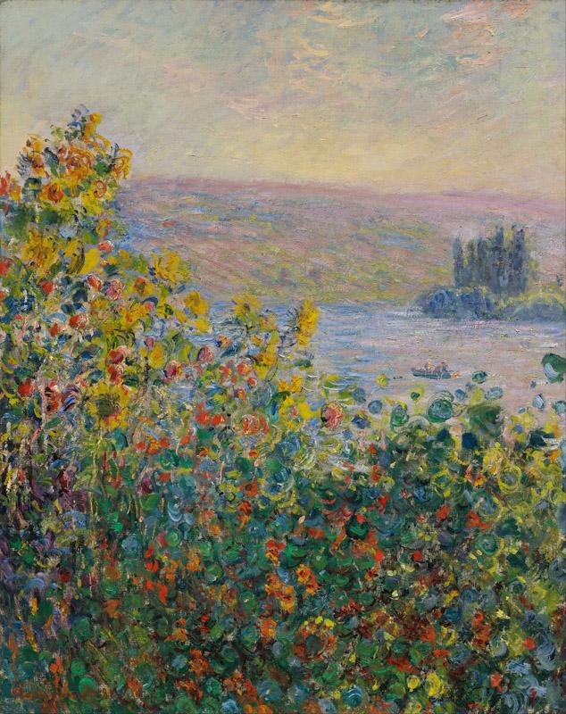 Claude Monet - Flower Beds at Vetheuil