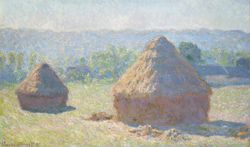 Claude Monet - Haystacks, end of Summer