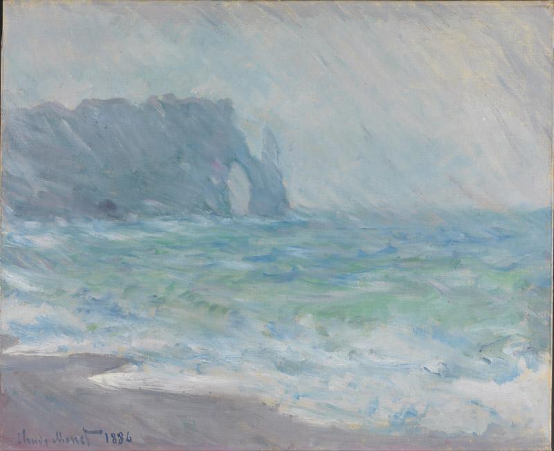 Claude Monet - Regnvar, Etretat