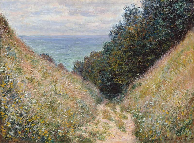 Claude Monet - Road at La Cavee, Pourville