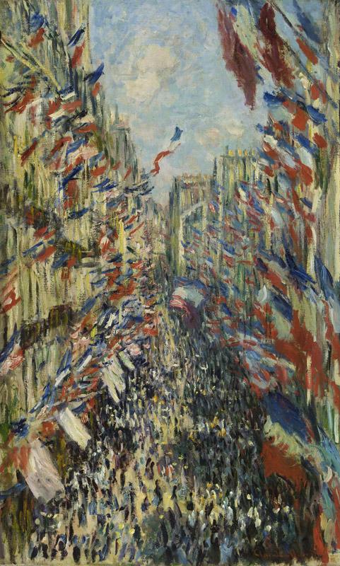 Claude Monet - The Rue Montorgueil in Paris