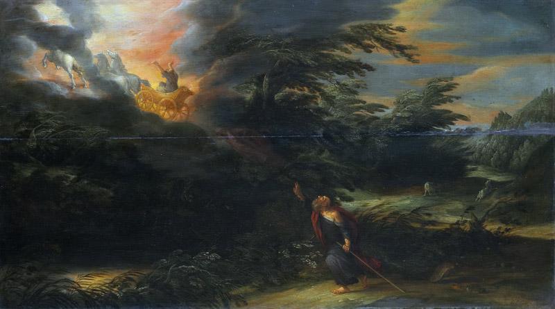 Colijns, David -- De hemelvaart van Elia, 1627