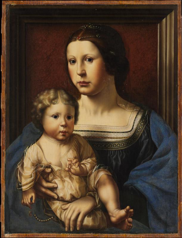 Copy after Jan Gossart--Virgin and Child
