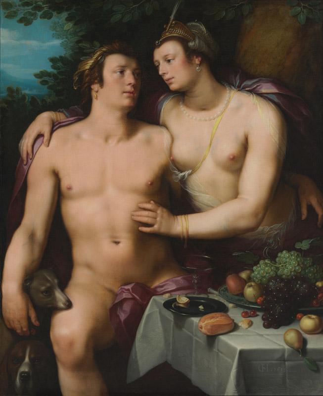 Cornelis Corneliszoon van Haarlem - Venus and Adonis, 1619