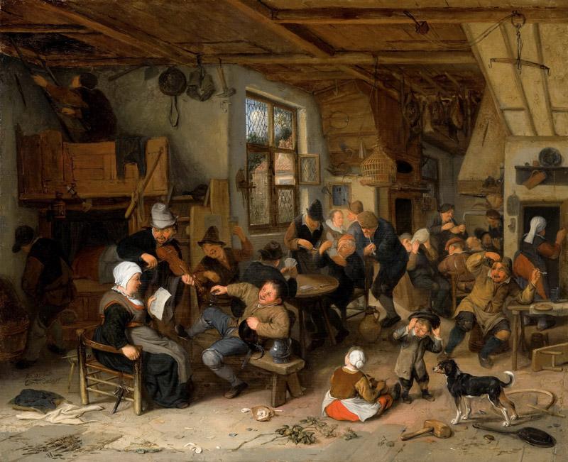 Cornelis Dusart - Peasant Inn