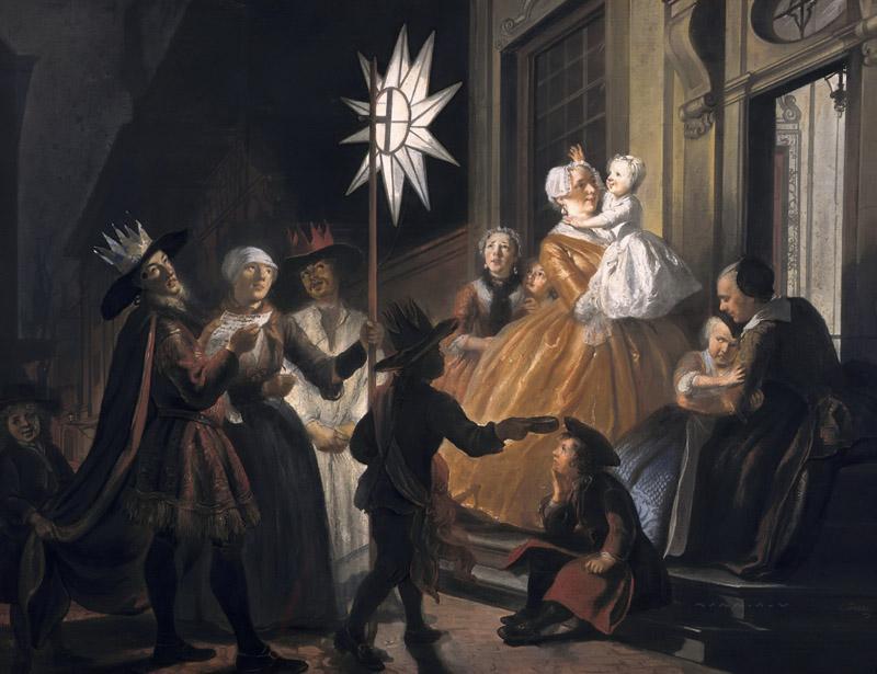 Cornelis Troost - Singing Round the Star on Twelfth Night