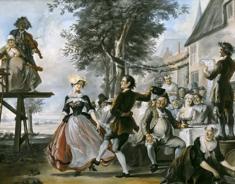 Cornelis Troost - The Wedding of Kloris and Roosje