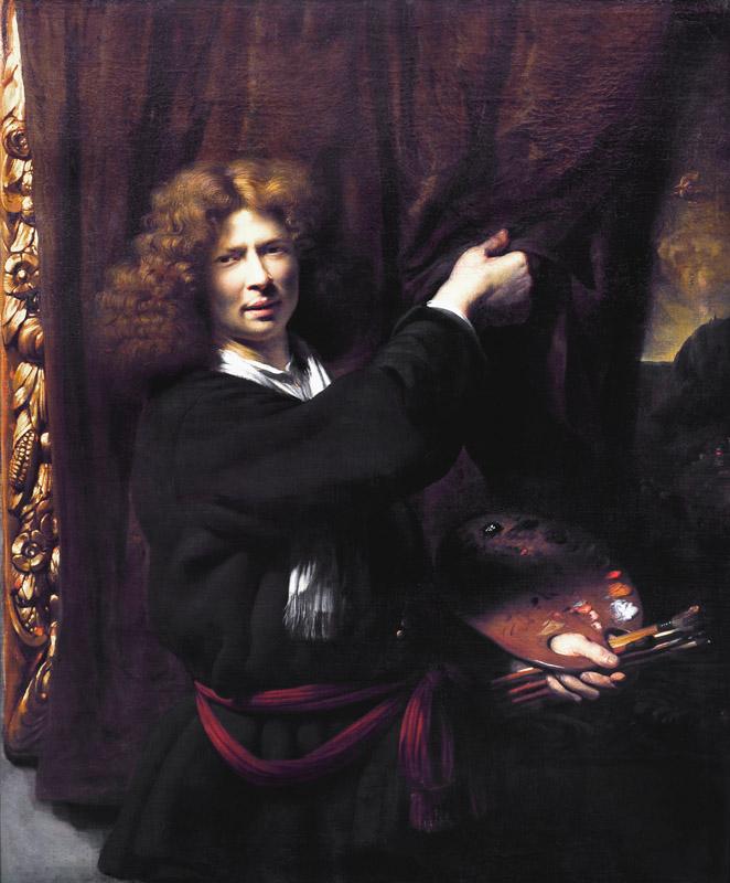Cornelis bisschop zelfportret