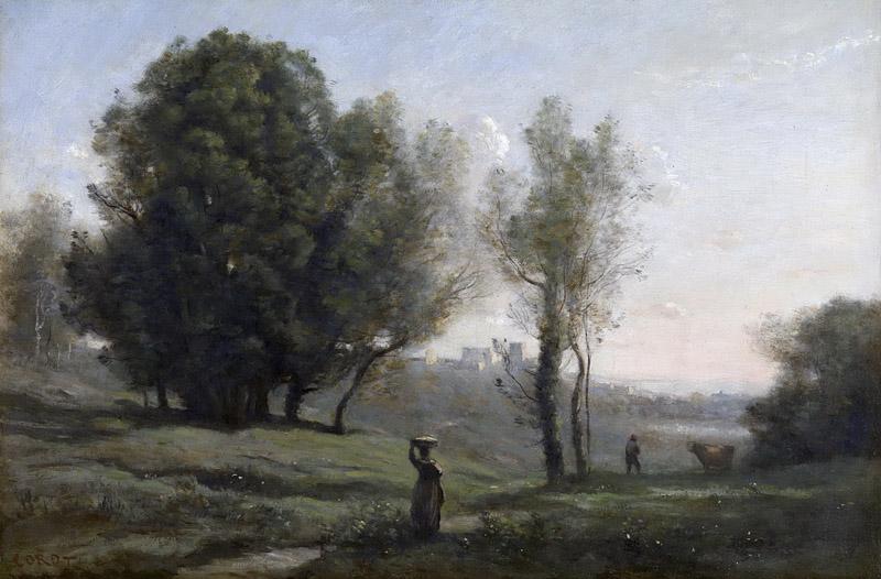 Corot, Camille -- Landschap, 1872