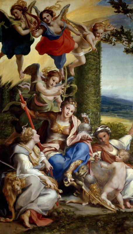 Correggio -- Allegory of Virtue