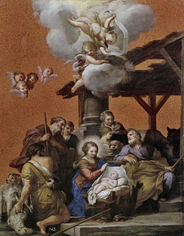 Cortona, Pietro da-La Natividad-51 cm x 40 cm