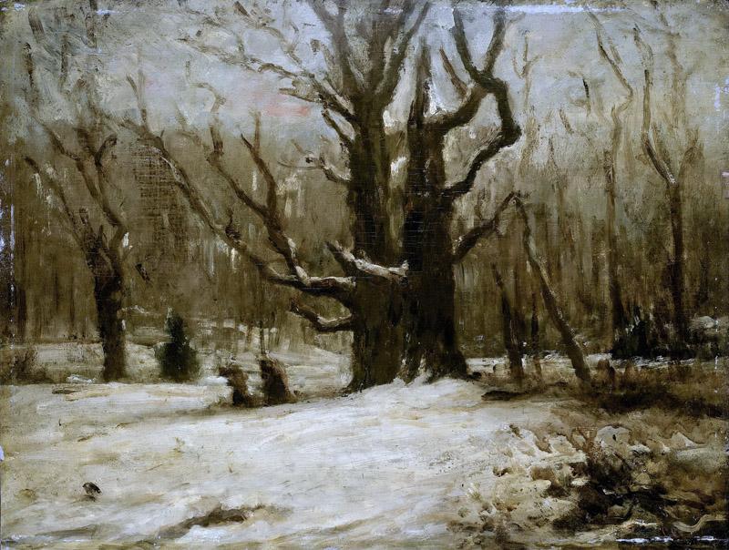 Courbet, Gustave -- Winterlandschap, 1850-1877