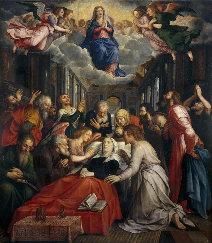 Coxie, Michiel I-La Muerte de la Virgen y la Asuncion-208 cm x 182 cm