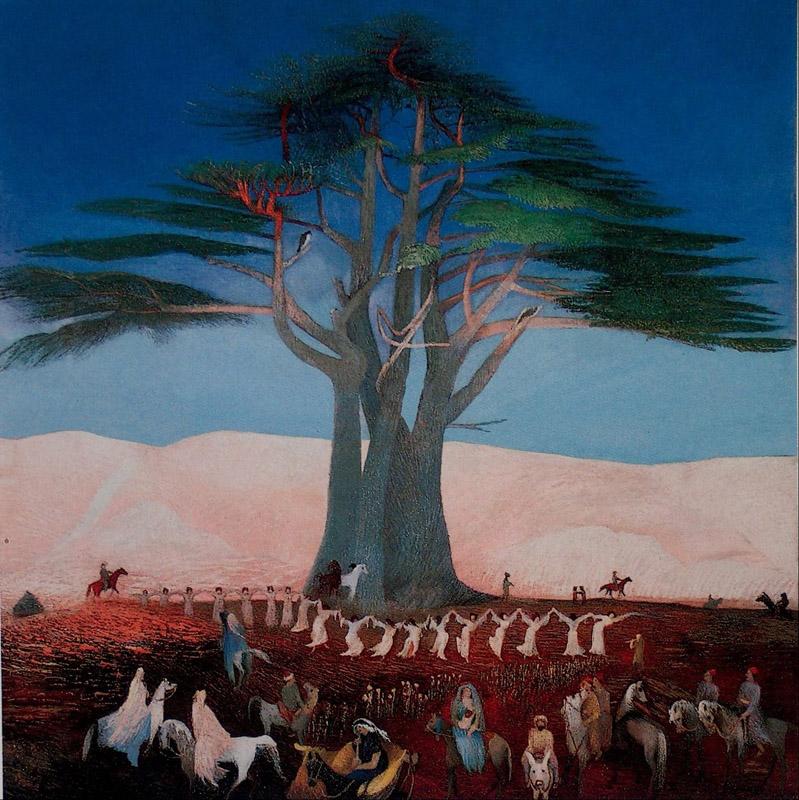 Csontvary Kosztka, Tivadar (1853 - 1919) (Hungarian)-Pilgrimage to the Cedars of Lebanon