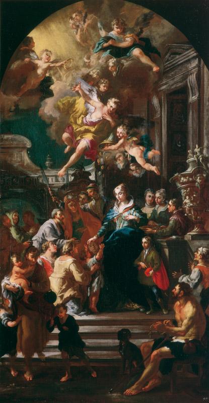 Daniel Gran - St Elizabeth of Portugal Distr, 1736-1737