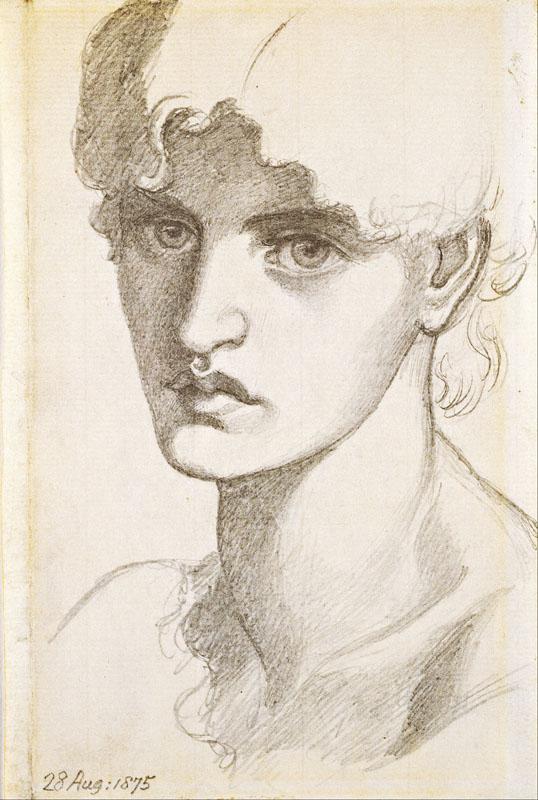 Dante Gabriel Rossetti (1828-1882)-Jane Morris
