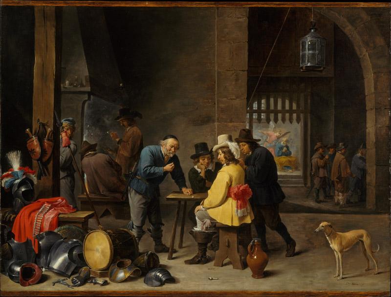David Teniers the Younge--Guardroom with the Deliverance of Saint Peter