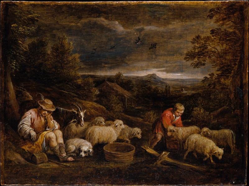 David Teniers the Younger--Shepherds and Sheep