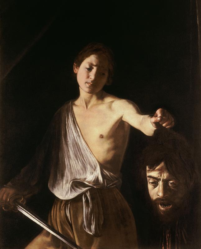 David with the Head of Goliath-Caravaggio (1610)