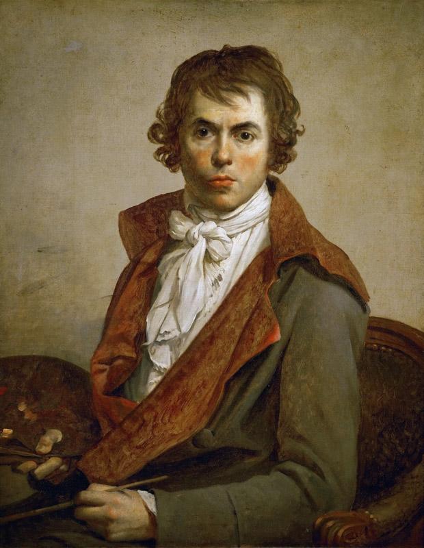 David, Jacques Louis -- Jaques Louis David, self-portrait