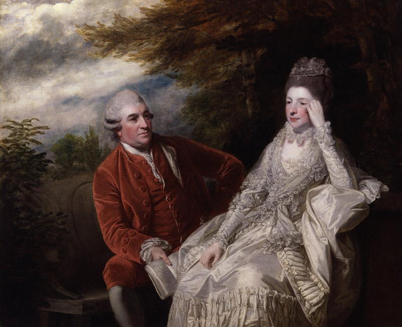 David Garrick Eva Maria Garrick (nee Veigel) by Sir Joshua Reynolds