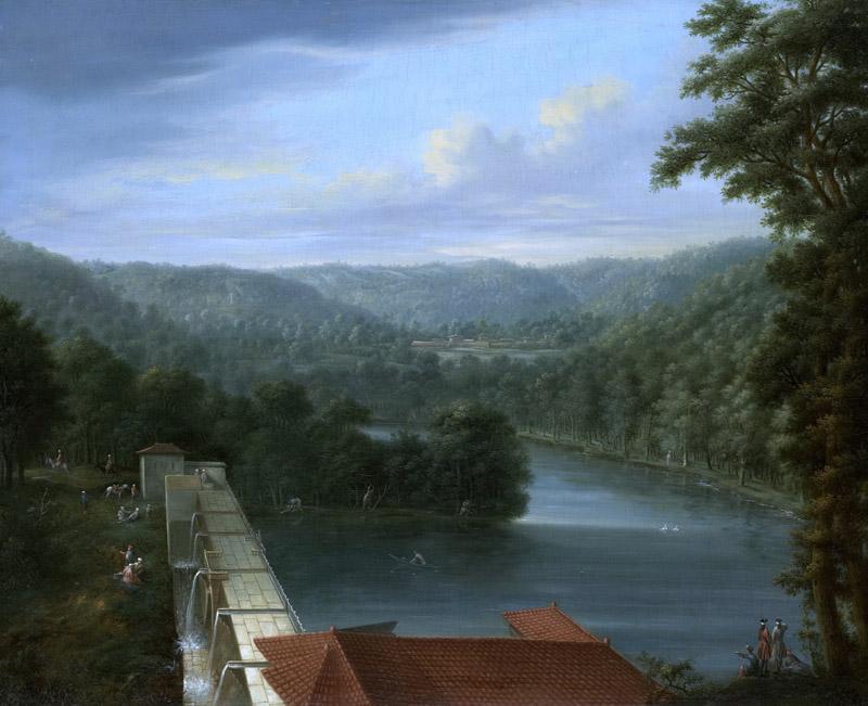 De waterreservoirs, de zogenaamde Bends, in het bos van Belgrado, 1744-1763