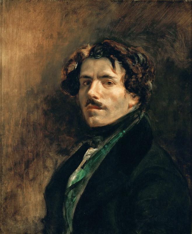 Delacroix, Eugene -- Delacroix, self-portrait