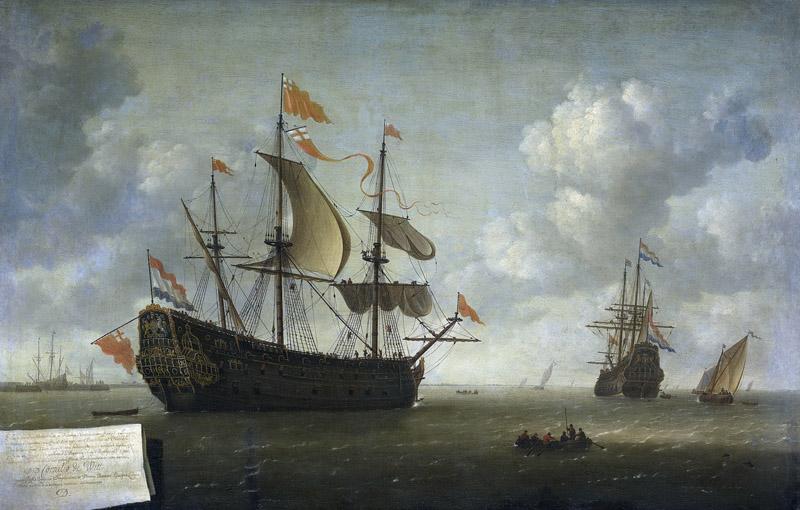 Diest, Jeronymus van (II) -- Het opbrengen van het Engelse admiraalsschip de Royal Charles juni 1667