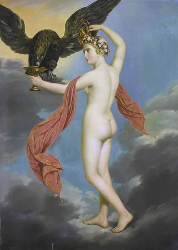 Diez, Gustav-Adolphe -- Hebe met Jupiter in de gedaante van een adelaar, 1820 - 1826
