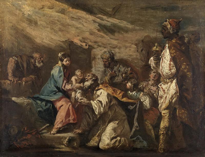 Diziani, Gasparo -- De aanbidding der koningen, 1705-1760