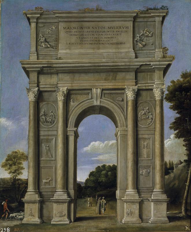 Domenichino-Arco de triunfo-70 cm x 60 cm