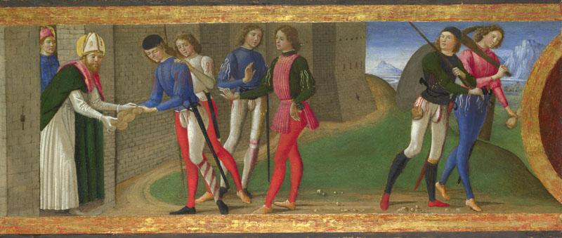 Domenico Ghirlandaio - A Legend of Saints Justus and Clement of Volterra