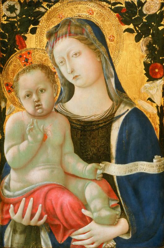 Domenico di Bartolo (Domenico di Bartolo Ghezzi), Italian (active Siena and Perugia), first documented 1420, last documented 1444-45 -- Virgin and Child