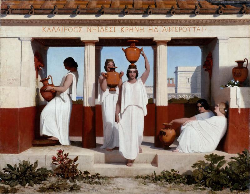 Dominique Papety -- Greek women at the fountain