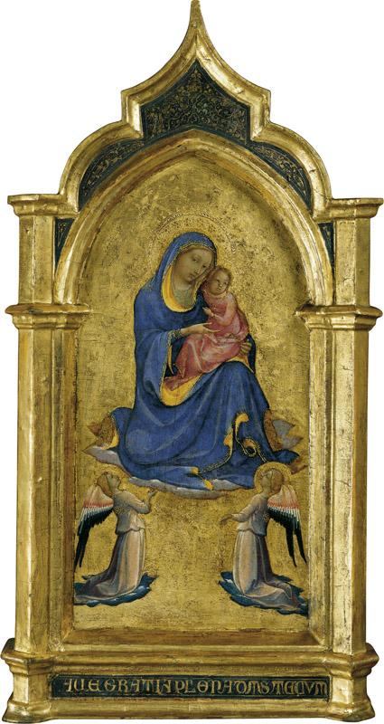 Don Lorenzo Monaco - Madonna with Child and Two Angels, c. 1420