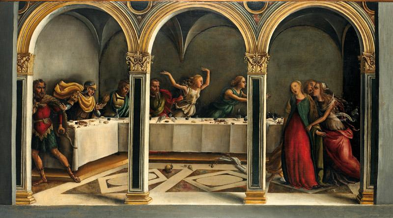 Donnino and Agnolo di Domenico del Mazziere - Lucretia Announces her Suicide, c. 1505-10