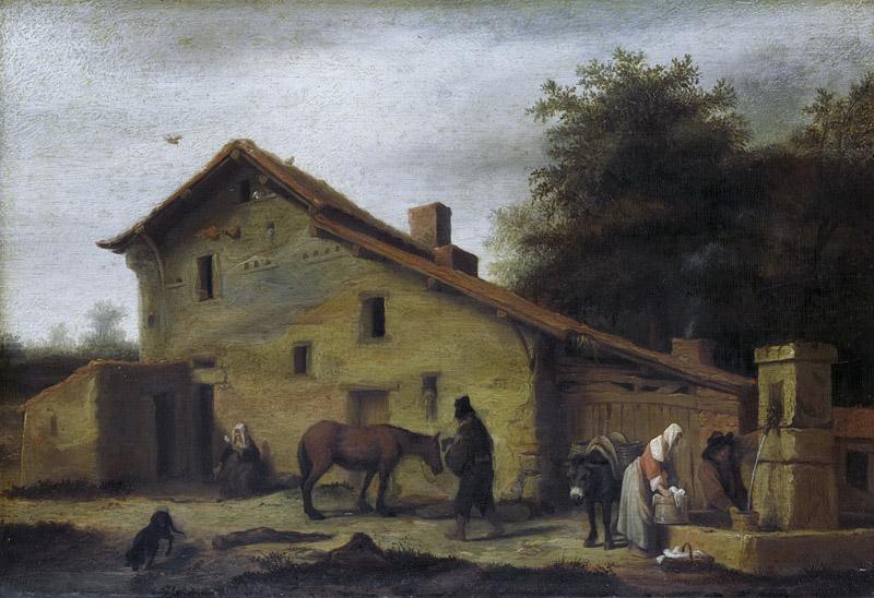 Doomer, Lambert -- Herberg in de buurt van Nantes, 1640-1660