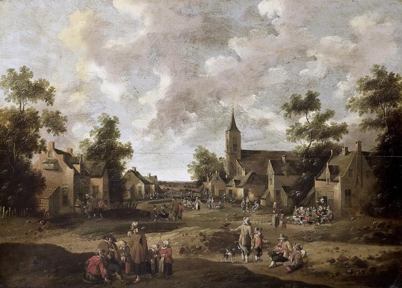 Droochsloot, Cornelis -- Dorpsstraat, 1664