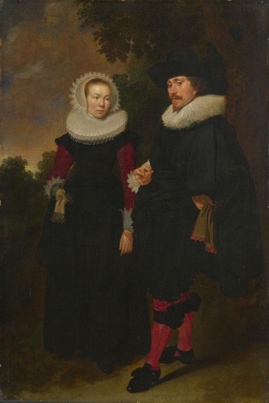 Dutch - Portrait of a Man and a Woman