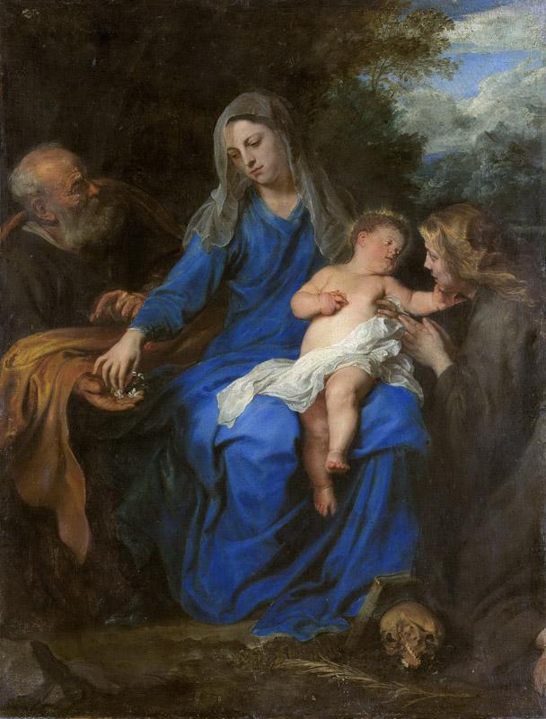 Dyck, Anthony van -- De heilige familie met Maria Magdalena, 1620-1700