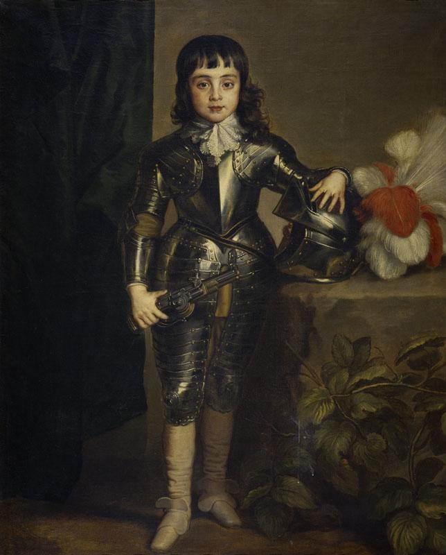 Dyck, Antonio van (Copia)-Carlos II de Inglaterra-135 cm x 109 cm