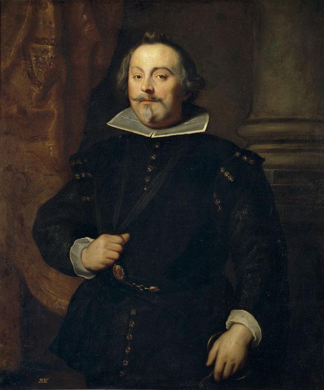 Dyck, Antonio van (Taller de)-Francisco de Moncada, marques de Aytona-114 cm x 98 cm