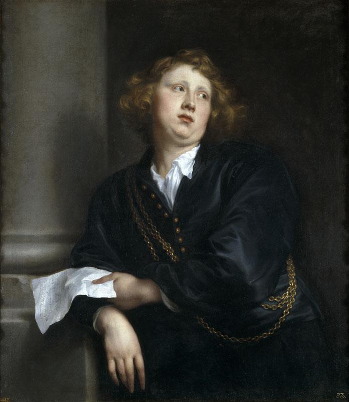 Dyck, Antonio van-El musico Enrique Liberti-107 cm x 97 cm