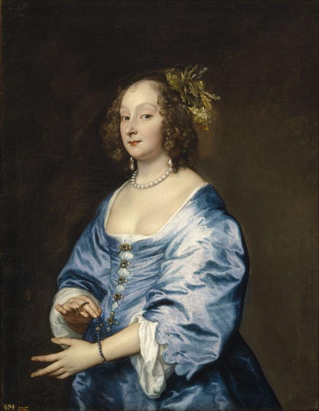 Dyck, Antonio van-Mary Ruthven, Lady van Dyck-104 cm x 81 cm