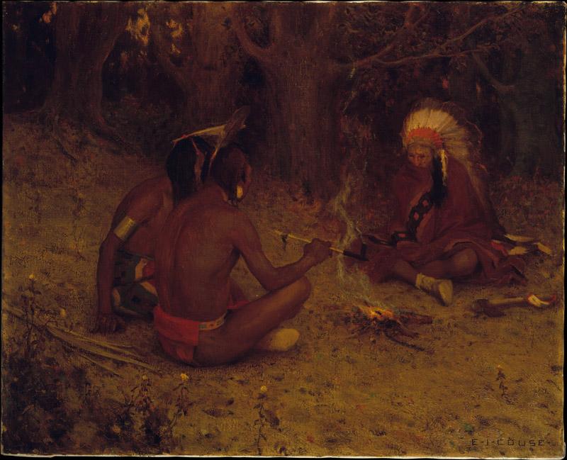 Eanger Irving Couse--The Peace Pipe