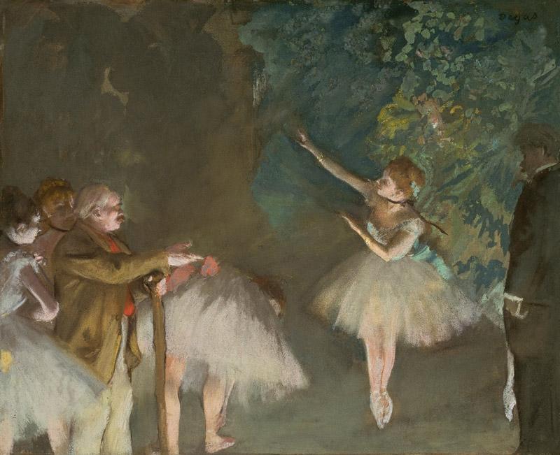 Edgar Degas - Rehearsal of the Ballet, ca. 1876