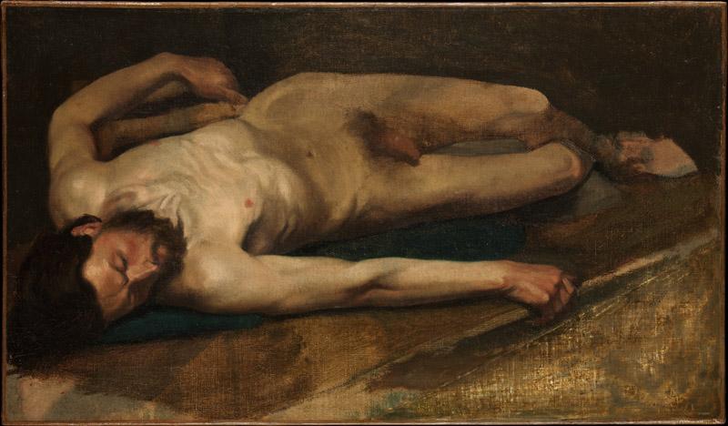Edgar Degas--Male Nude