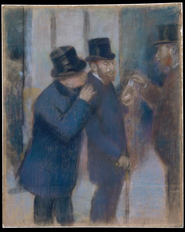 Edgar Degas--Portraits at the Stock Exchange