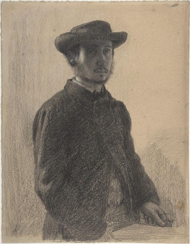 Edgar Degas--Self-Portrait